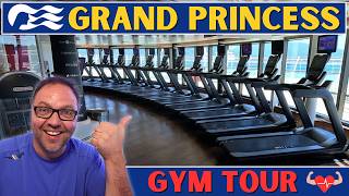 Grand Princess Fitness Center Tour - Cruise Ship Gym Walkthrough 💪