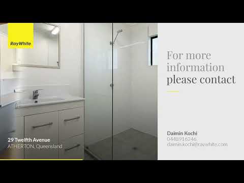 29 Twelfth Avenue, Atherton, QLD 4883, 3 slaapkamers, 1 badkamers, House