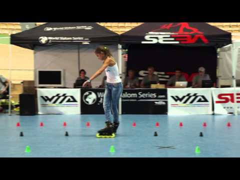 WSSA EFSC, Warsaw 2013, classic slalom women Kuznetsova Daria, 1st place