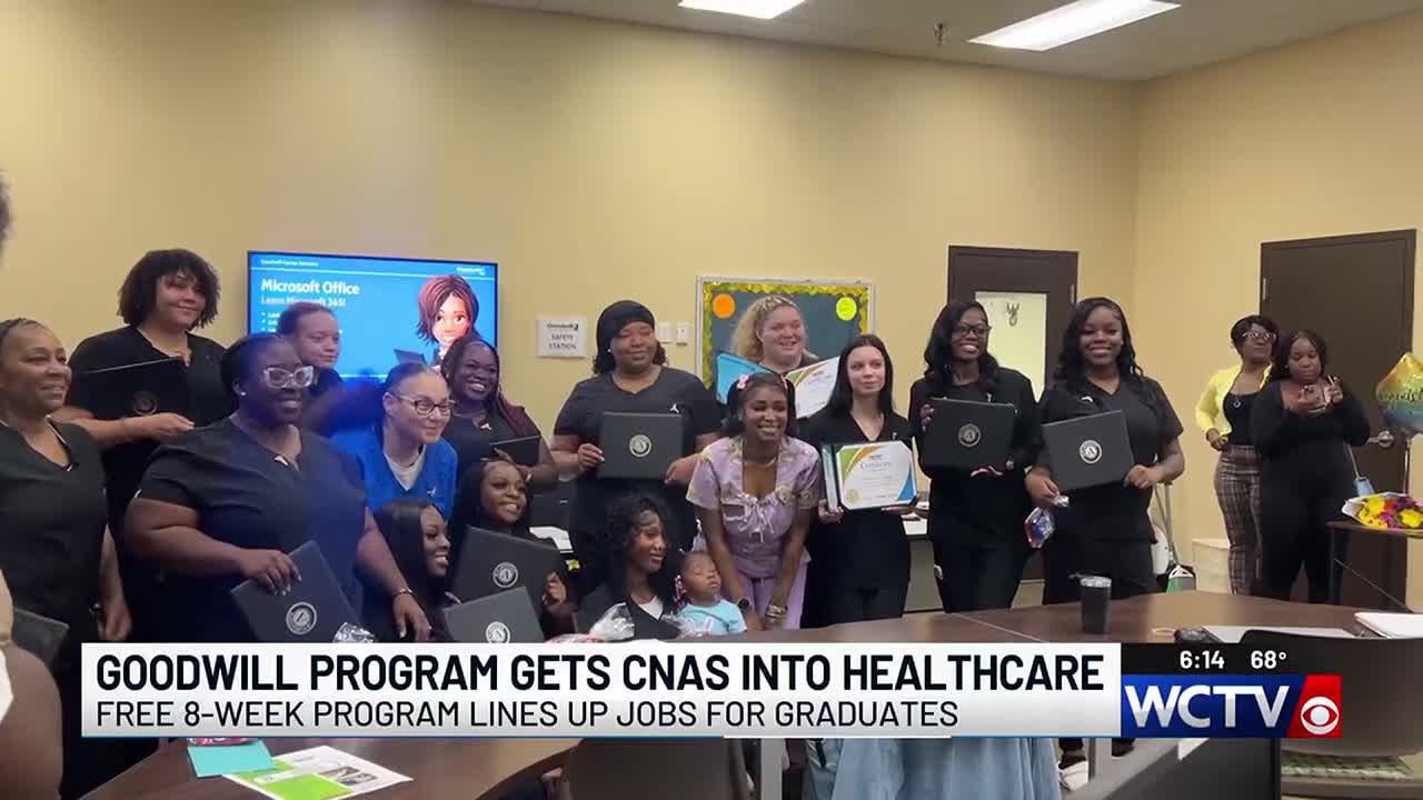 Something Good: Goodwill CNA training program in Tallahassee celebrates new graduates Wednesday