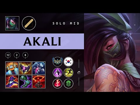 Akali Mid vs Azir - KR Challenger Patch 25.22