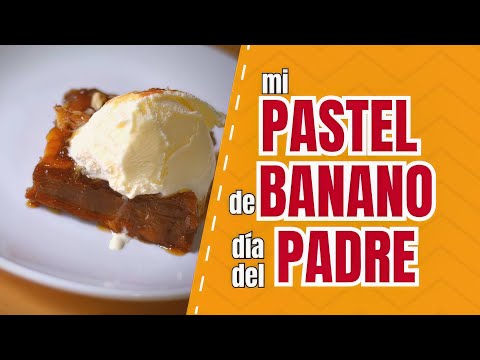 Pastel de banano para papá - how we made a banana cake for dad