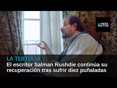 El escritor Salman Rushdie fue apuñalado en el cuello durante una conferencia en Nueva York