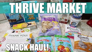 Thrive Market Snack Haul | Healthy Kid Snacks