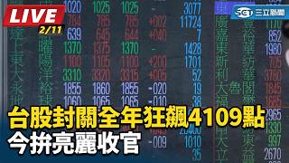 台股封關 全年狂飆4109點今拚亮麗收官