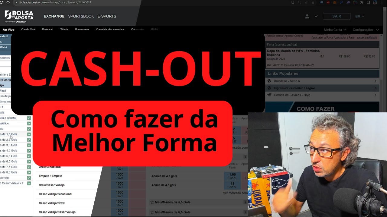 Como fazer Cash-Out da Melhor forma nas Apostas Esportivas
