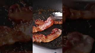 Hot honey bacon &amp; egg toast #breakfastrecipe #easyrecipe #bacon #egg