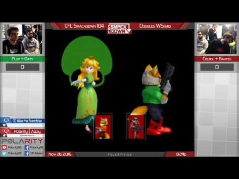 CFL Smackdown 104 Melee - Plup + Oaty vs Colbol + Gahtzu - Doubles Winners Semis