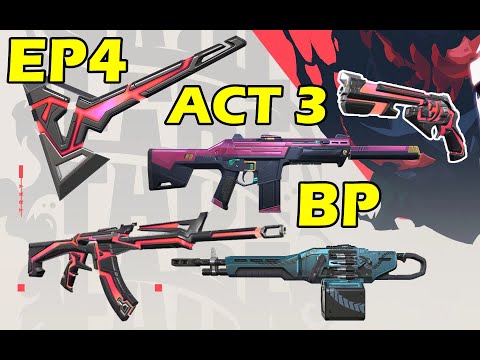 *NEW* Valorant Episode 4 Act 3 Battle Pass Showcase *ALL-TIER*