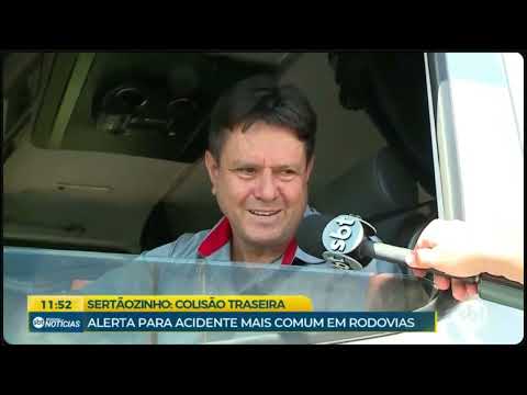 Ação de segurança viária com foco nas colisões traseiras