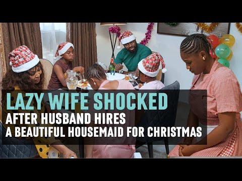 LAZY WIFE SHOCKED After Husband Hires a Beautiful Housemaid for Christmas | ZOKE SHORTS