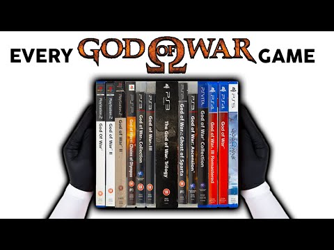 I Unboxed Every GOD OF WAR Game EVER