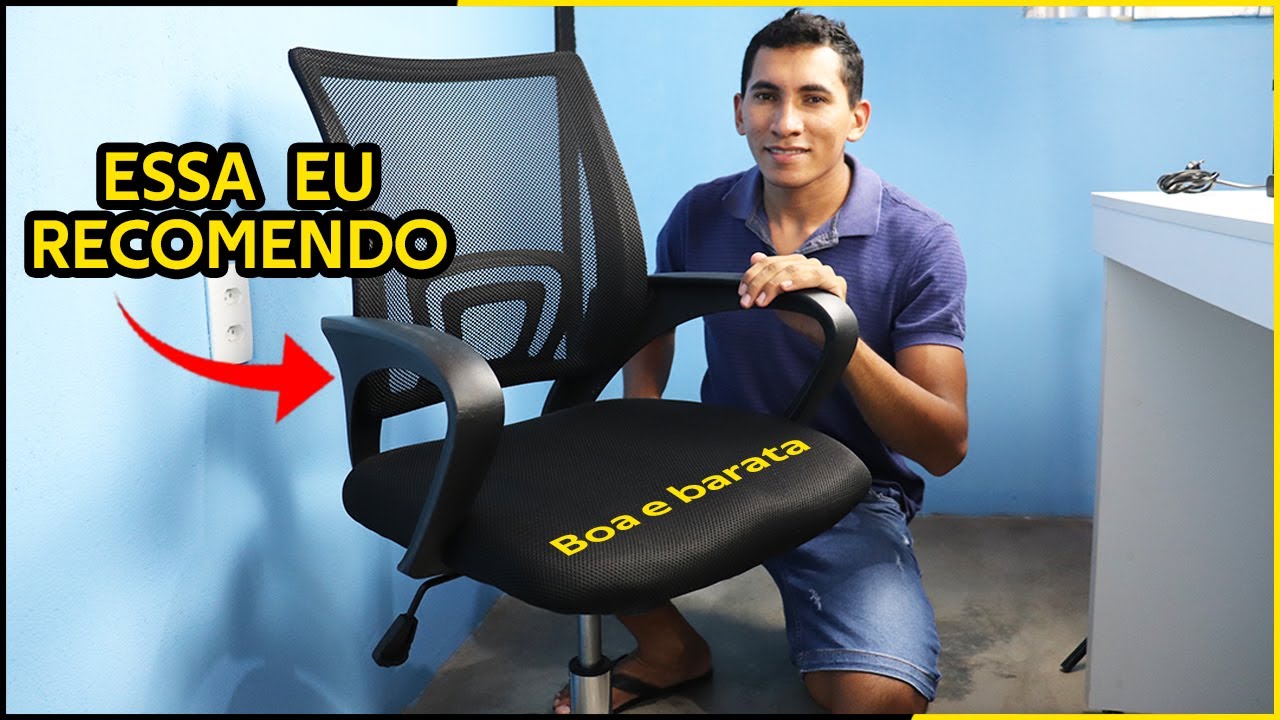 Cadeira de escritório boa e barata! Comprei e me surpreendi (2 meses de uso)