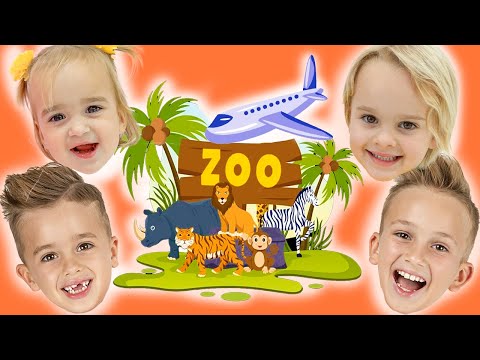 Vlad ve Niki - Çocuklar için Hayvanat Bahçesi ve Eğlence parkına aile gezileri