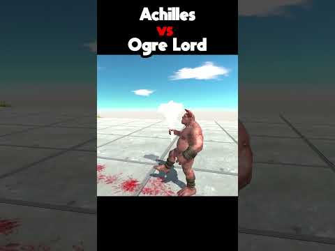 Ogre Lord vs Achilles - Animal Revolt Battle Simulator #animalrevoltbattlesimulator #arbs