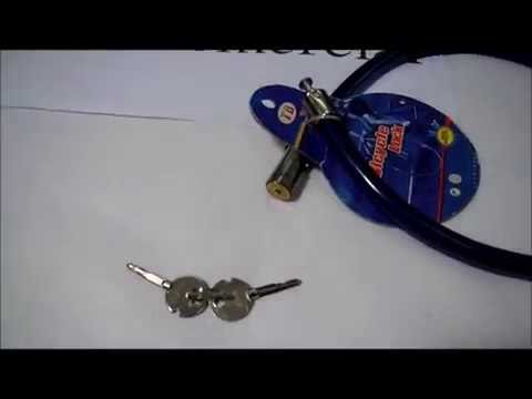 Trava Tranca Cadeado Anti Furto Bicicleta Moto Chave Tetra dest Gurupi TO