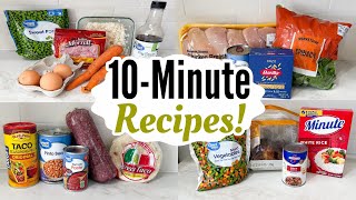The BEST 10-Minute Dinners