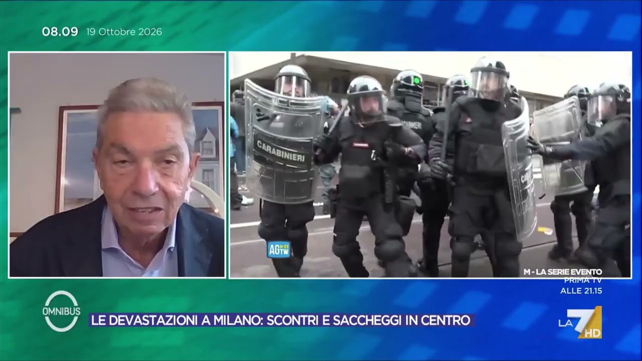 Violenze a Milano, Padellaro: "Negli anni '70 ci furono gli espropri proletari"