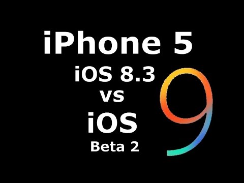 iOS 9 Beta 2 vs 8.3 on iPhone 5