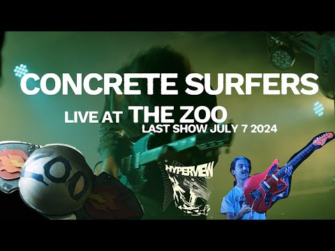 Concrete Surfers LIVE at The Zoo's Last Ever Show July 7 2024