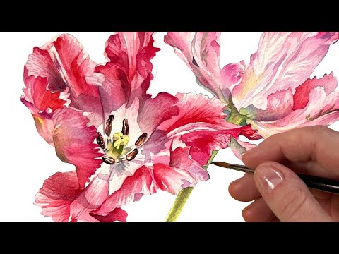 3 Tipps 🌷 für sofort bessere Aquarellblumen