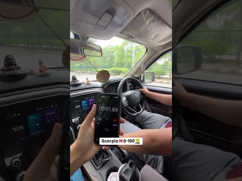 Scorpio N 0-100🤡 #shorts #viralvideo #trending #car #automobile #funny #mahindra #scorpio #scorpion