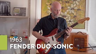 Video thumbnail for Demo of a 1963 Fender Duo-Sonic by The Local Pickup