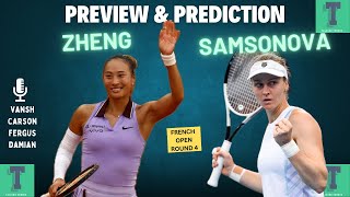 Qinwen Zheng vs Liudmila Samsonova | French Open 2025 | Round 4 | Preview & Prediction