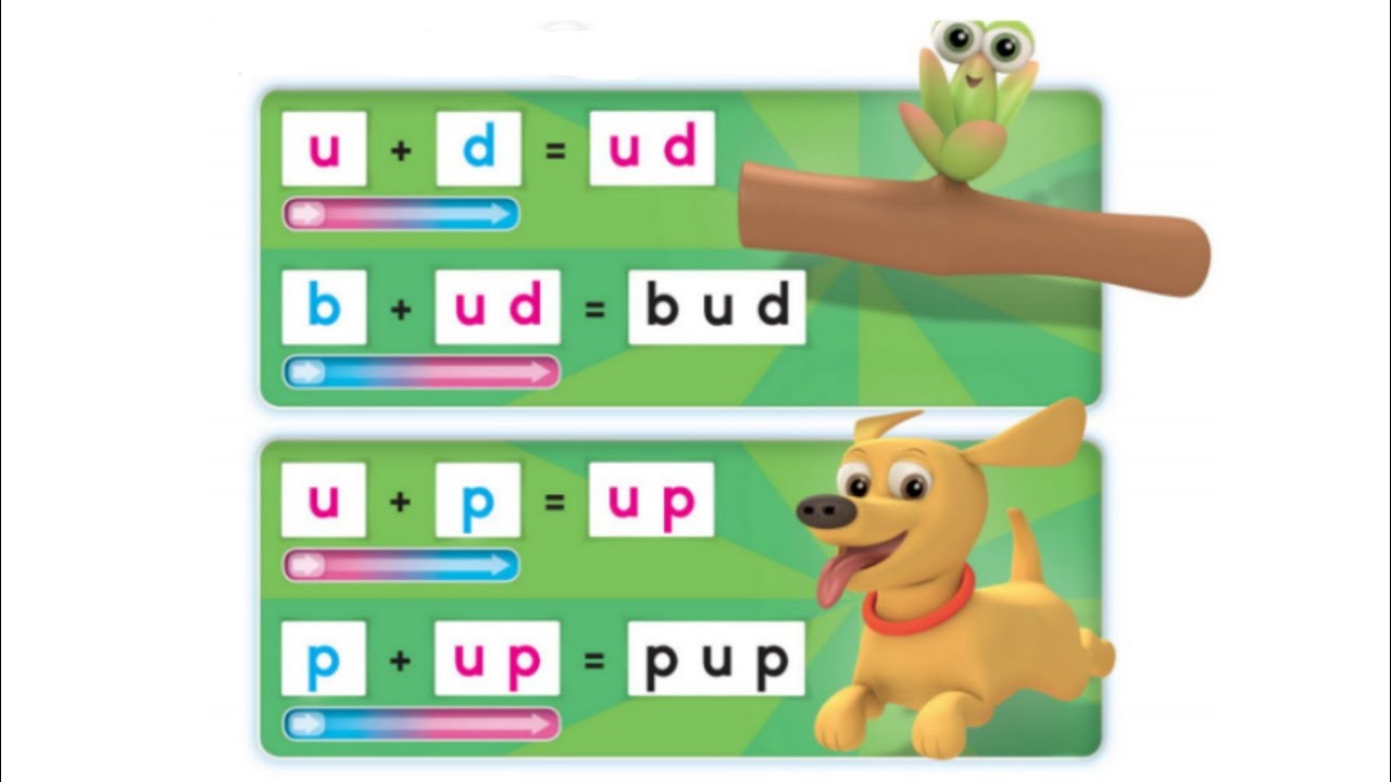 Oxford Phonics World student book level 2 - short vowels - disc 2 - unit 7 - short u - ud up - mud