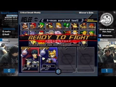 CH #1: Raven (Marth) vs. PKJoey (Fox) - Winner's Quarters