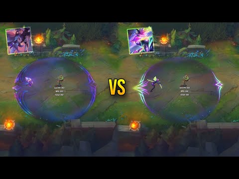 Empyrean Akali vs Star Guardian Akali Skin Comparison - League of Legends