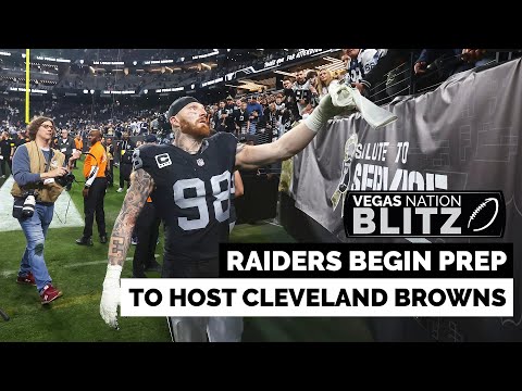 Raiders Begin Prep To Host Cleveland Browns Vegas Nation Blitz Week 12