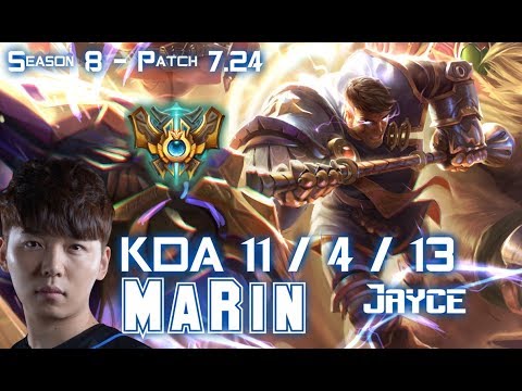 MaRin JAYCE vs GANGPLANK Top - Patch 7.24 KR Ranked
