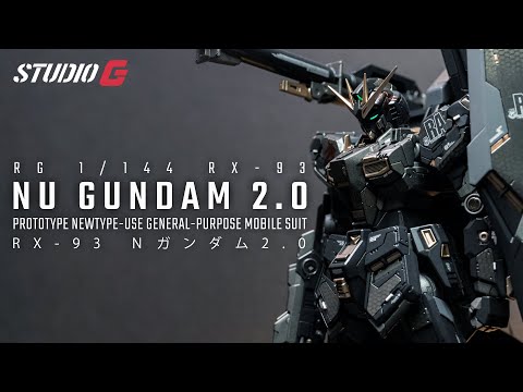CUSTOM BUILD GUNPLA | RG NU GUNDAM 2.0