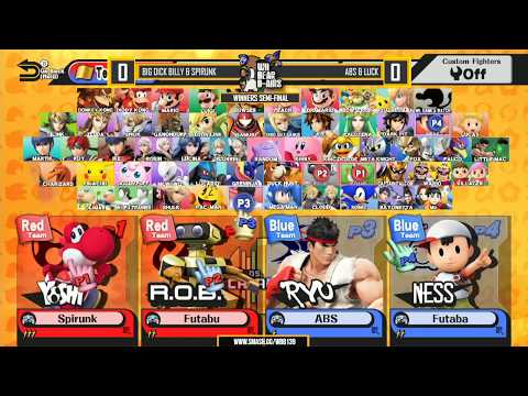 Ultra WBB #139 | Spirunk & Big Dick Billy vs Abs & Luck - Winners Semi Finals - Sm4sh