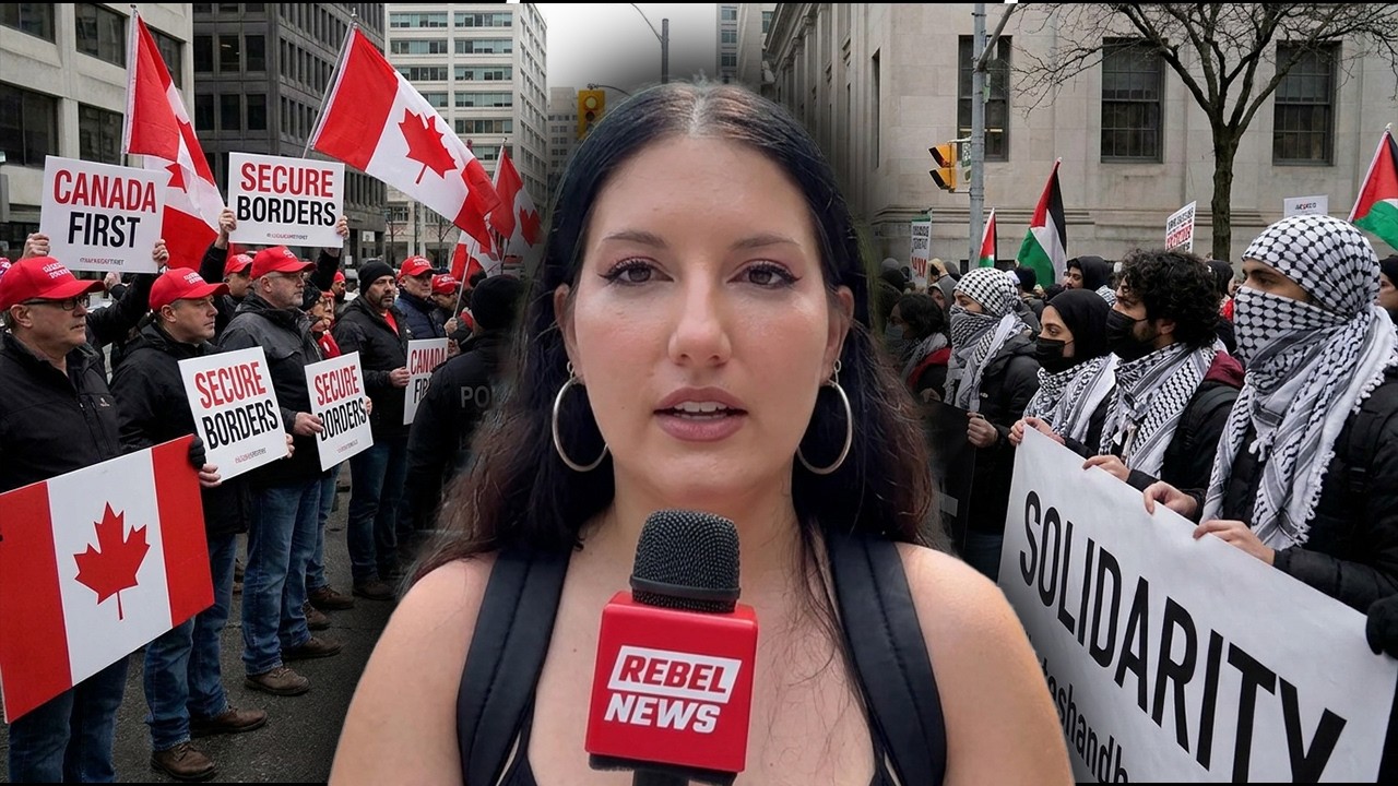 Canada First marks 10th rally as counter-protest turnout dwindles in Toronto