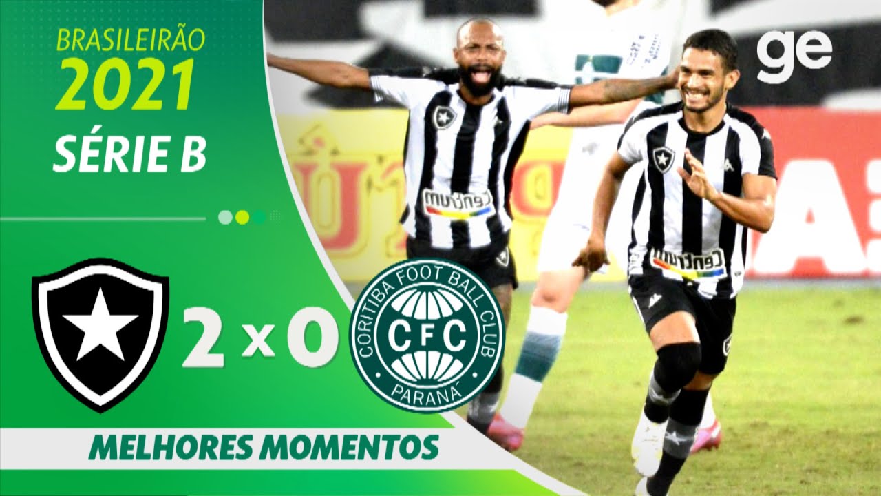 VÍDEO: Gols e melhores momentos de Botafogo 2×0 Coritiba pela Série B