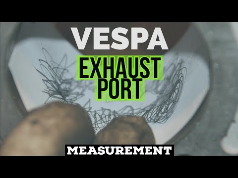 vespa EXHAUST PORT measuring /  malossi 210 / FMPguides - Solid PASSion /