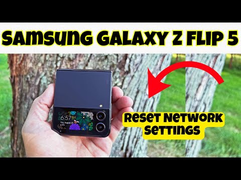 Samsung Galaxy Z Flip 5 Reset Network Settings || How to set network options || How to use network