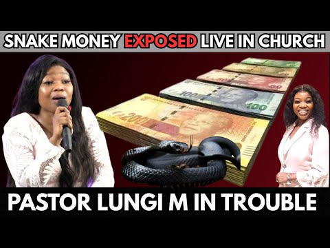Pastor Lungi M In Trouble! Snake Money Exposed Live In Her Church