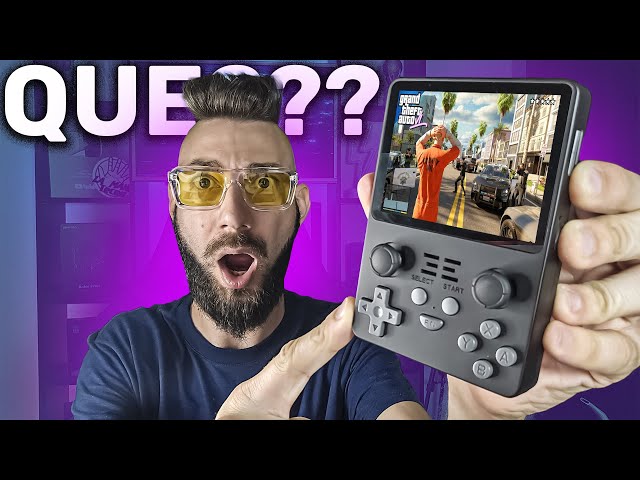Vídeo relacionado con Powkiddy RGB20S - Consola de Juegos de Mano, Tarjeta TF de 16G+128G incorporada, 20000 Juegos, Pantalla IPS de 3.5 Pulgadas, portátil RGB20S con Sistema de código Abierto, Consola de Juegos Retro