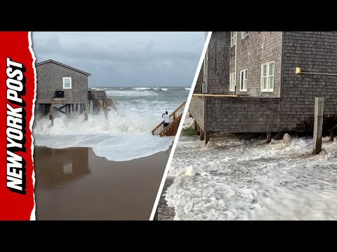 Massive Swells CONSUME Parts of NC Coastline as Hurricane Erin Moves Closer