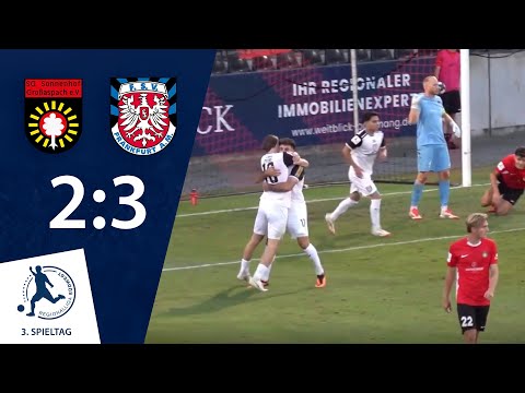 Großaspach verliert die Tabellenführung | SG Sonnenhof Großaspach - FSV Frankfurt | 3. Spieltag RLSW