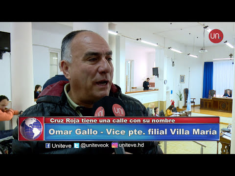 Cruz Roja tiene una calle con su nombre