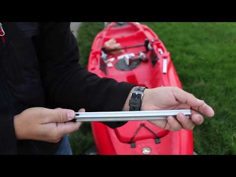 How to mount RAM’s aluminum Tough Track onto a 2017 Hobie Outback