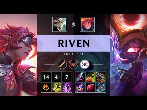 Riven Mid vs Zoe - KR Grandmaster Patch 25.07