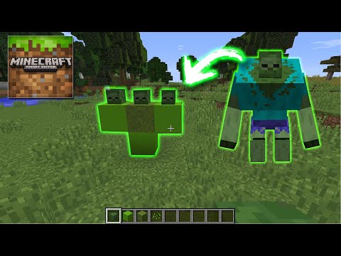 JustZaku - How to Spawn Mutant Zombie in Minecraft PE - MCPE