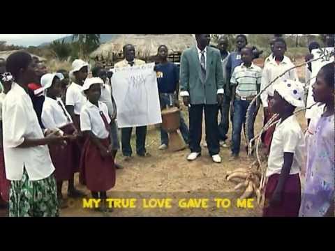 Children sing the 12 days of Christmas - African style!