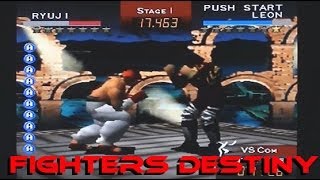 Fighters Destiny playing on the N64