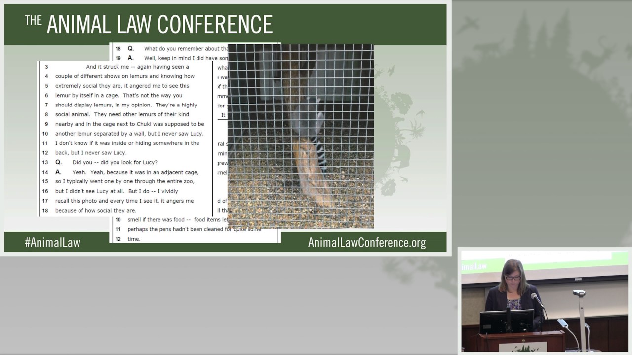 Animal Law Conference 2016 - 10 - Captive Wildlife 10-09-16